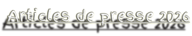 Articles de presse 2026