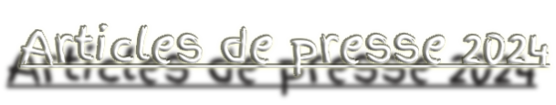 Articles de presse 2024